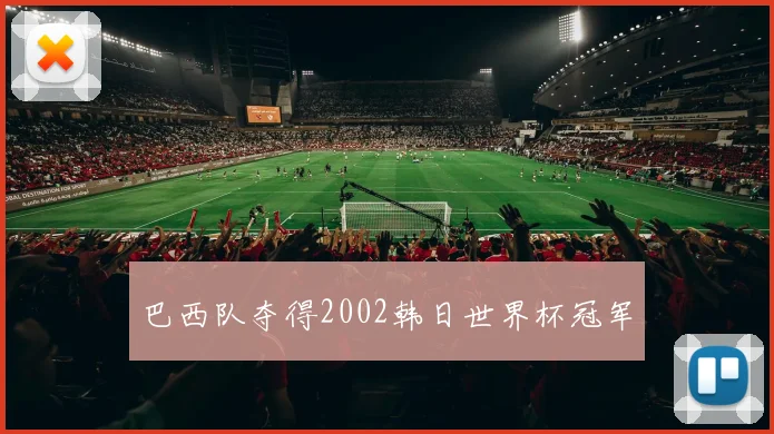 巴西队夺得2002韩日世界杯冠军