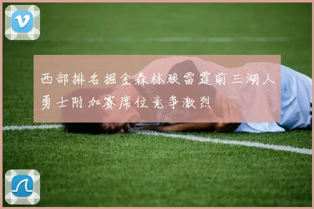 西部排名掘金森林狼雷霆前三湖人勇士附加赛席位竞争激烈